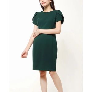 Calvin Klein Tulip-Sleeve Sheath Dress